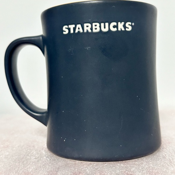 Starbucks Orange Mermaid Etched Design Collectible Coffee Mug Set of Two - Picture 5 of 10